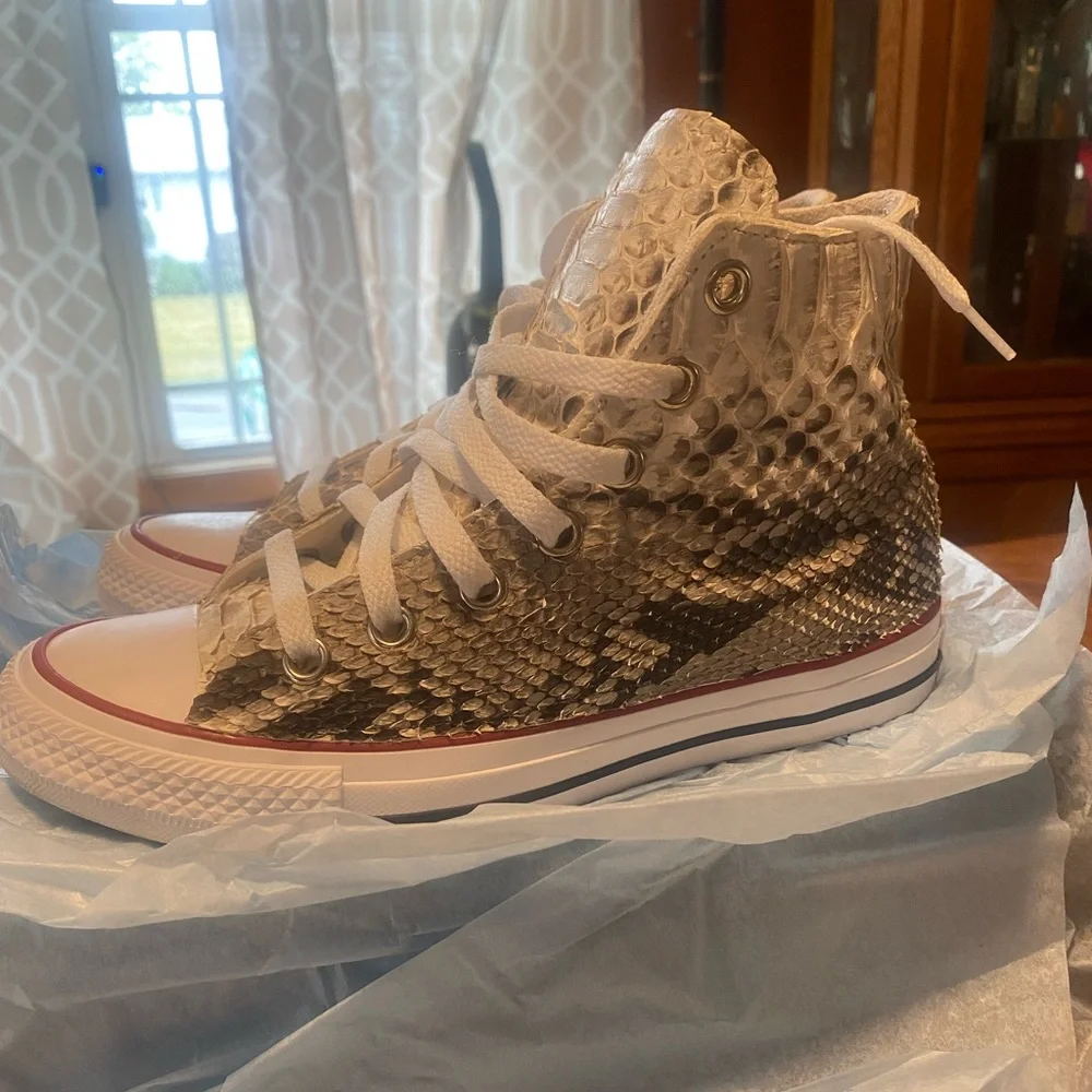 Converse All Star Python Sneakers - Picture 1 of 3